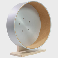 Roue d'exercice silencieuse pour hamster de 15,75 pouces, roue de course en métal pour chinchilla, hamster syrien, souris, petits animaux, OEM ODM personnalisé