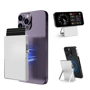 Billetera RFID de Gran Venta con Soporte de Teléfono Emergente, Nuevo Tarjetero con Patente <span class=keywords><strong>MagSafe</strong></span> y Bloqueo RFID para Uso Diario - Product Image 2