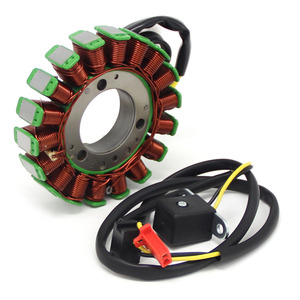 Bobina de Estator de Motocicleta, Bobina de Rotor de Magneto para <span class=keywords><strong>Kawasaki</strong></span> EN400 EN450 EN500 <span class=keywords><strong>Vulcan</strong></span> EX400 EX500 KLE400 KLE500 21003-1123 - Product Image 2