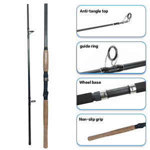 <span class=keywords><strong>Canne</strong></span> à pêche à la carpe 13FT 3.5Lb en carbone, 2 brins, durable, pour lancer - Product Image 4