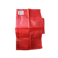 Karung Plastik Anyaman PP 50kg 25kg 45*75cm Kentang Rojo Sacos / Karung Anyaman PP Merah Kemasan Plastik Karung Anyaman