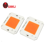 Lampu Sorot LED COB Bridgelux Sanan Epistar Flip Chip 620nm 660nm 730nm 850nm 940nm IR UV untuk Perawatan Kesehatan 50W 100W dalam Lampu Par