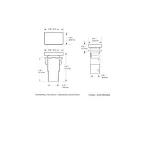 후방등-푸시 버튼 스위치 <span class=keywords><strong>12V</strong></span> 온오프 스위치(도요타 세쿼이아 하이랜더 타코마 툰드라 RAVR 야리스용) - Product Image 4