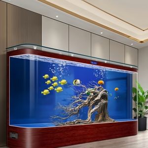 <span class=keywords><strong>Aquarium</strong></span> Rectangulaire de Luxe Durable de 378-1514 Litres pour Poissons Rouges, Vente en Gros, Personnalisé, Verre Ultra-Blanc pour Poissons d'Ornement de Taille Moyenne à Grande - Product Image 4