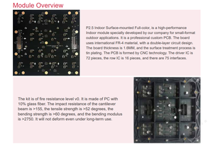 โมดูลหน้าจอ LED แบบ SMD ขนาด 160x160 มม. สำหรับใช้งานภายในอาคาร และแผงโมดูล LED สำหรับใช้งานภายในอาคาร สำหรับทำวิดีโอวอลล์สำหรับป้ายโฆษณา - Product Image 5