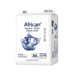 Couches-culottes jetables respirantes pour adultes XL African Supreme, 30 pièces, pour seniors - Product Image 5