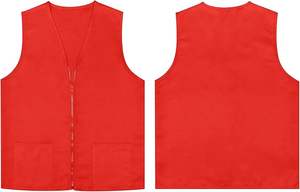 Gilet personnalisé en polyester pour adulte, réutilisable et durable, pour activités de bénévolat, uniforme de supermarché, gilet de commis - Product Image 2