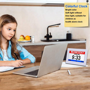 Rappel grand écran perte de mémoire 7 pouces Lcd calendrier numérique horloge de jour <span class=keywords><strong>pour</strong></span> la démence ou les personnes âgées <span class=keywords><strong>Alzheimer</strong></span> - Product Image 3
