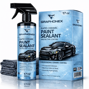 GRAPHONEX Spray Protector de Pintura para Autos con Acabado Cerámico Rápido, Brillo de 10 Años y 500ml Transparente con Tolerancia de PH2-12 - Product Image 1