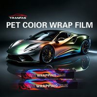 Vinilo Premium para Rotulación de Vehículos, Color Rojo Turmalina, Super Brillante, Cambio de Color, Protección UV/Infrarrojos, Grosor de 7mil, PET