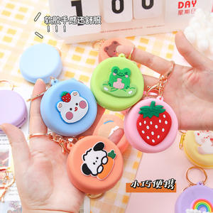 Портативная симпатичная Цветная силиконовая сумка для хранения монет - Product Image 4