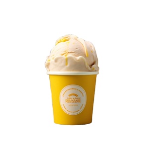 Small Frozen Ice Cream Yogurt Paper <b>Cup</b> White 1oz 2oz 3oz 4oz 5oz 6.5oz 8oz 10oz 12oz 16oz 18oz 20oz Ice Cream <b>Cup</b> Packaging - Product Image 1