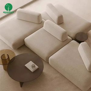 Moontree moderno minimalista Tofu densità di altezza Foma Canap comprimere eco-friendly convertibile appartamento Hotel soggiorno - Product Image 5