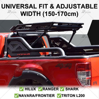 HM Steel Roll Bar avec support pour Ranger pour Hilux Vigo Revo Rocco Sport Roll Bar pour Dmax pour Navara pour Triton