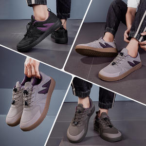 Nouvelles baskets rétro pour hommes chaussures confortables en maille pieds nus avec bout large chaussures de marche décontractées pour l'été automne hiver - Product Image 5