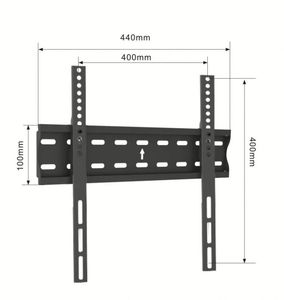 Support mural <span class=keywords><strong>amovible</strong></span> pour téléviseurs OEM, design élégant, noir, pour hôpitaux - Product Image 2