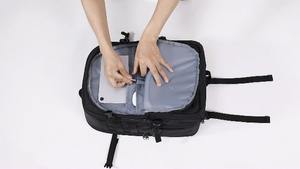 Free sample Camera Backpack - DSLR SLR Vintage Leather Style Waterproof Canvas Bag Backpack with 15.6 inch <b>Laptop</b> <b>Sleeve</b> - Product Image 6