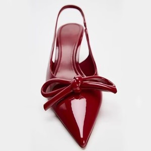 Nuevas Sandalias de Tacón Alto con Lazo Brillante para Mujer - Product Image 4