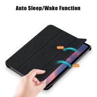 Étui de protection intelligent à trois volets avec fonction veille/réveil automatique pour iPad Pro 11 iPad Air 4, léger, de haute qualité, design tendance