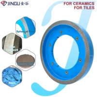 Meule diamantée humide de 250 mm avec pores sphériques brevetées, haute dureté et personnalisable en OEM