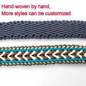 <span class=keywords><strong>2026</strong></span> Gepersonaliseerde Print Op Maat Gemaakt Label Nieuwe Trend Handgeweven Nylon Speciaal Touw Hondentuig Geschikt voor Middelgrote tot Grote Honden - Product Image 6