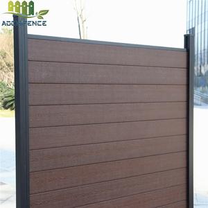 Fabrika ahşap plastik kompozit çit ev çiti duvar küçük bahçe özel yanmaz gizlilik WPC çit - Product Image 2