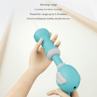 Sac à dos pour enfants avec pistolet à eau intégré, design extractible, jouet aquatique manuel en plastique pour garçons et filles