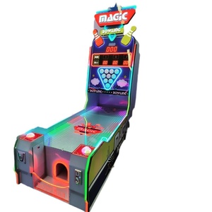 Machine de jeu d'arcade double bowling pour enfants Équipement de divertissement vidéo à pièces 2 joueurs Garantie 1 an - Product Image 5