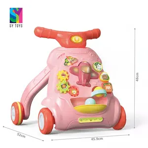 Sy toys bebê cedo atividade centro educativo espaço, infantil, caminhantes com som e luz