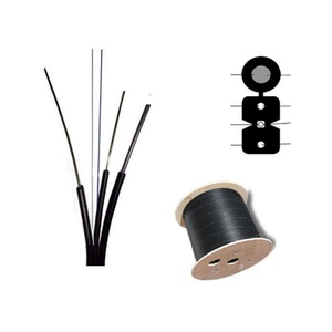 Câble de branchement FTTH autoportant extérieur GJYXCH avec fil messager en acier G657A pour la distribution de fibres et les applications haut débit - Product Image 3