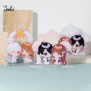 Sản xuất đôi bên in thiết kế Standee tùy chỉnh Acrylic Charm Standee Anime Acrylic <span class=keywords><strong>Keychain</strong></span> - Product Image 5