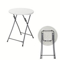 Table de pique-nique rectangulaire pliable en plastique, légère, durable, moderne et de haute qualité, idéale pour les événements, les fêtes et les brunchs