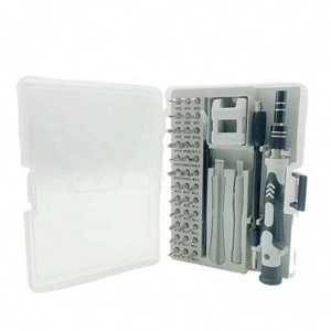 Juego de Destornilladores de Acero CRV 45 en 1, Herramienta Manual Combinada Cromada para Telecomunicaciones, Reparación de Relojes, Teléfonos Móviles y del Hogar - Product Image 2