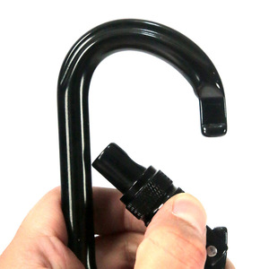 O Type Screw <b>Lock</b> Carabiner 7075 Aluminum Alloy <b>Threaded</b> Gate For Climbing Mountaineering - Product Image 2
