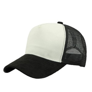 Cappellino da Baseball da uomo con ricamo in pelle scamosciata con Logo personalizzabile e cappello impermeabile da donna con rete da ombra completa assemblaggio - Product Image 5