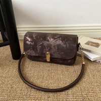 Sac à main tendance en PU avec chaîne épaisse, petit sac fourre-tout à bandoulière pour femmes, sac à main à la mode pour dames