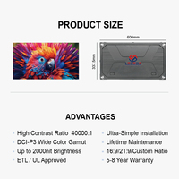 Pantalla LED COB para Interiores Lecede, Cabinas de DJ Personalizadas, Discotecas, Tiendas Minoristas, Exposiciones, Novastar