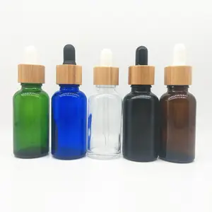 Di lusso private label 5ml 2oz 4 oz 15ml 30ml vuoto olio essenziale bottiglia di vetro con tappo contagocce