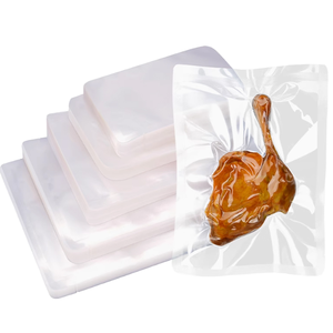 <span class=keywords><strong>Sacs</strong></span> <span class=keywords><strong>sous</strong></span> <span class=keywords><strong>vide</strong></span> personnalisables de qualité alimentaire avec matériau PA/NY et PE résistant à l'humidité <span class=keywords><strong>pour</strong></span> la conservation de la viande et des fruits de mer au congélateur - Product Image 1