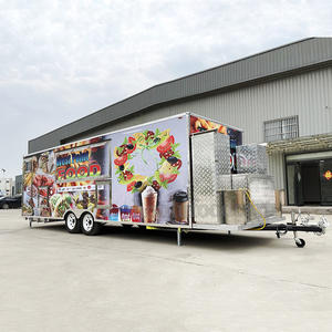 קרוואן מזון עם חדר אמבטיה משאית אוכל תקן ארה "ב בגודל הגדול סין או משאית מזון קבב - Product Image 2