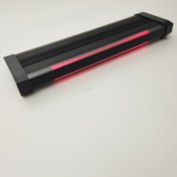 Lumière d'escalier intelligente à double LED rouge en alliage d'aluminium, applicable à tous les scénarios