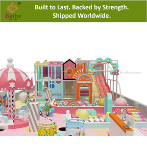 बेहे कैंडी रंग नरम खेल पास्टल रंग बच्चों खेल मैदान इनडोर खेल मैदान के मैदान के उपकरण - Product Image 4