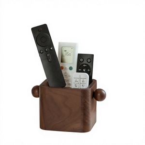 Rustic Wooden 5-Layer Detachable <b>Remote</b> <b>Control</b> Organizer Box for Home Tabletop Storage - Product Image 5