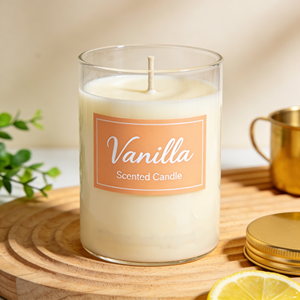 Bougie parfumée dans un bocal en verre, cire de soja, aromathérapie, design minimaliste, parfum floral végétal, décoration d'intérieur, durée de combustion de 40 à 60 heures - Product Image 3