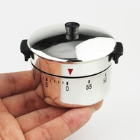 Timer Dapur Mekanik Terbaru 2026, Jam Meja Timer Masak, Timer Putar Manual 60 Menit, Timer Hitung Mundur Manual
