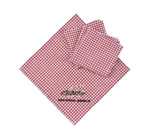 وشاح مربع عالي الجودة منديل ناعم مخطط مطبوع قطن 100% منشفة جيب مربعة للرجال والنساء تخصيص بالجملة - Product Image 3