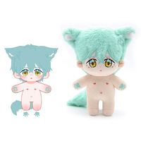 SAKURA MING poupées en peluche de dessin animé personnalisé de 10cm avec remplissage en coton PP Design habillé unique Logo personnalisé et unisexe