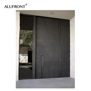 ALUFRONT Security Exterior <strong>Door</strong> Front Modern Cast Aluminum Entry <strong>Door</strong> High Quality Residential Main Entry <strong>Door</strong> for Villa - Product Image 2