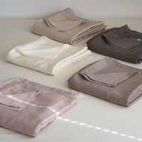 Drap plat en Lyocell Lenzing à l'ammoniac liquide ultra fin, sensation de fraîcheur glacée, pour l'été, taille double, pour un sommeil nu, vente en gros