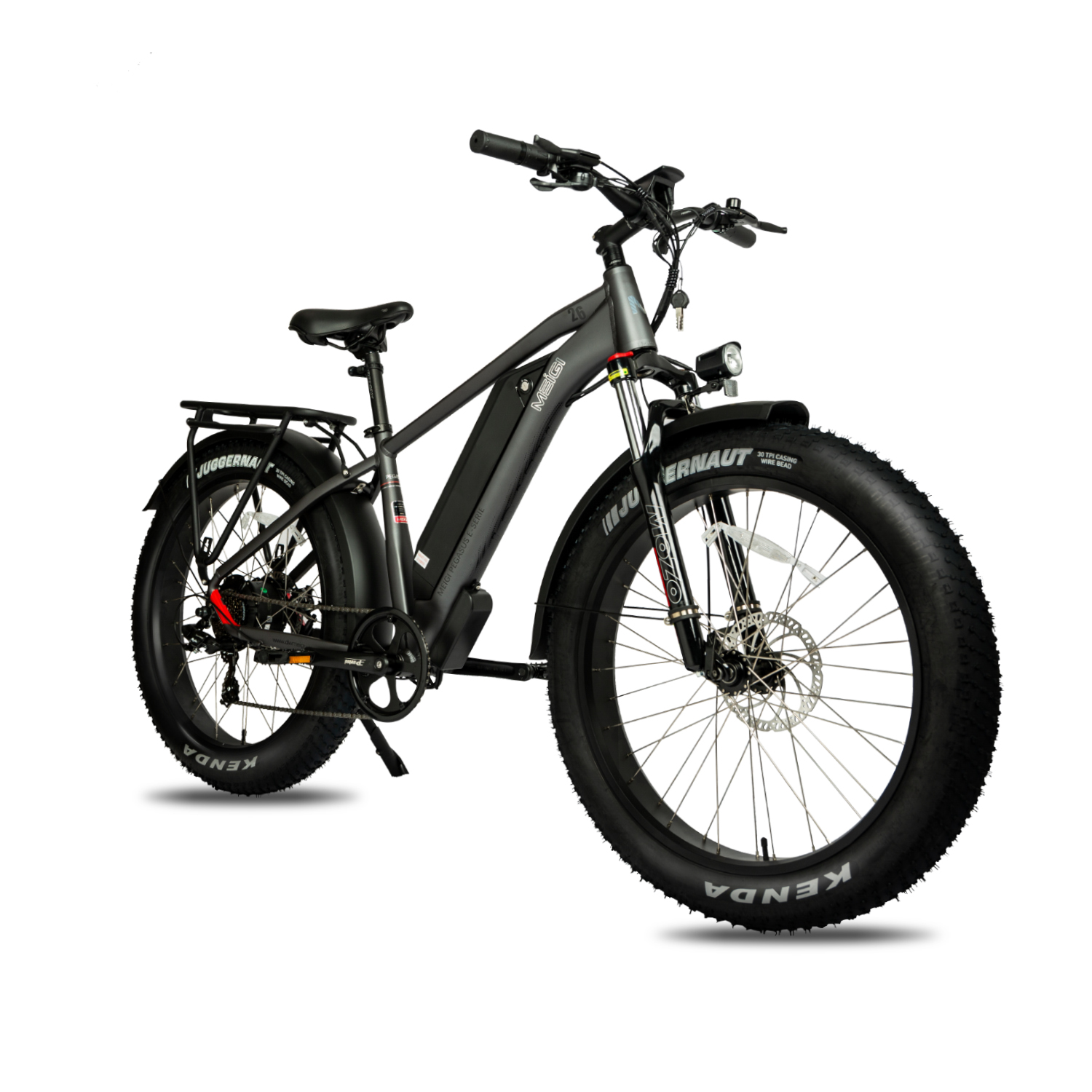 MEIGI-Bicicleta Eléctrica makita, con Motor de 2023 W y gran potencia, llanta ancha, 45 km/h, con asiento trasero, 750